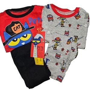 Pete the Cat Pajamas SZ 2t NWT